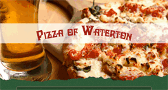 Desktop Screenshot of pizzaofwaterton.com